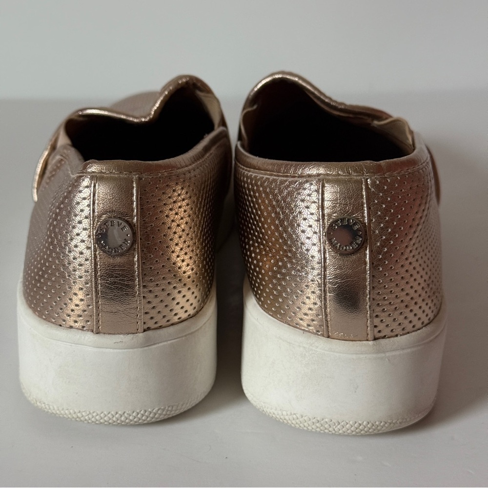 Steve Madden Gracy Woman’s Loafers Rose Gold Size 8.5 - Picture 9 of 11